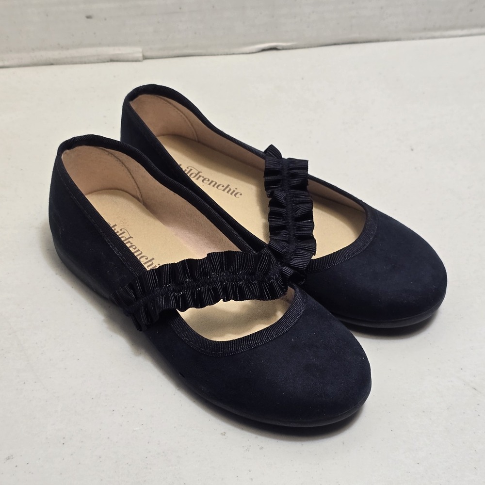 Childrenchic‎ Studs Suede Mary Jane Navy Blue Size 1 (32)